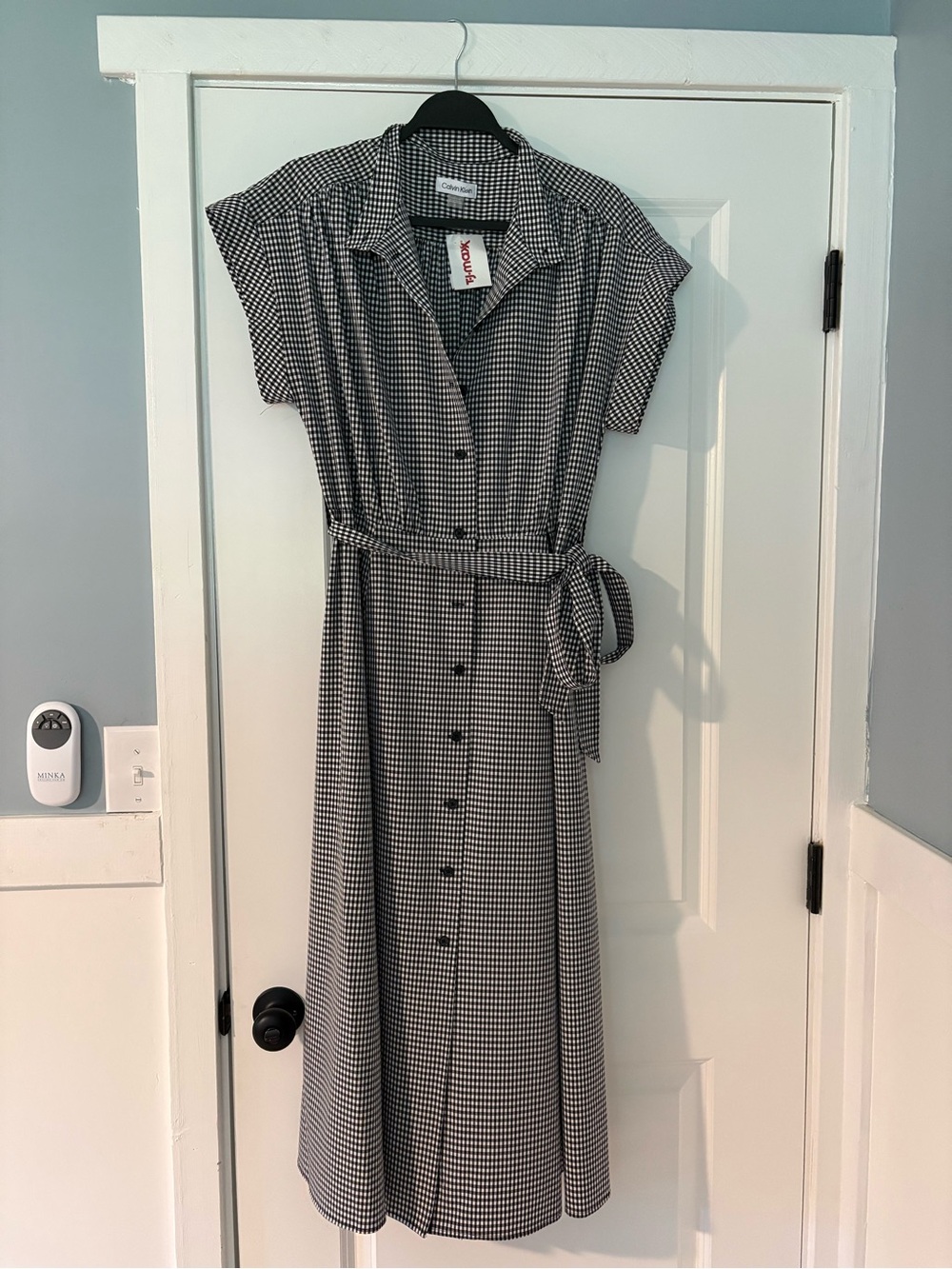 Full Length Calvin Klein Front Closure Dress